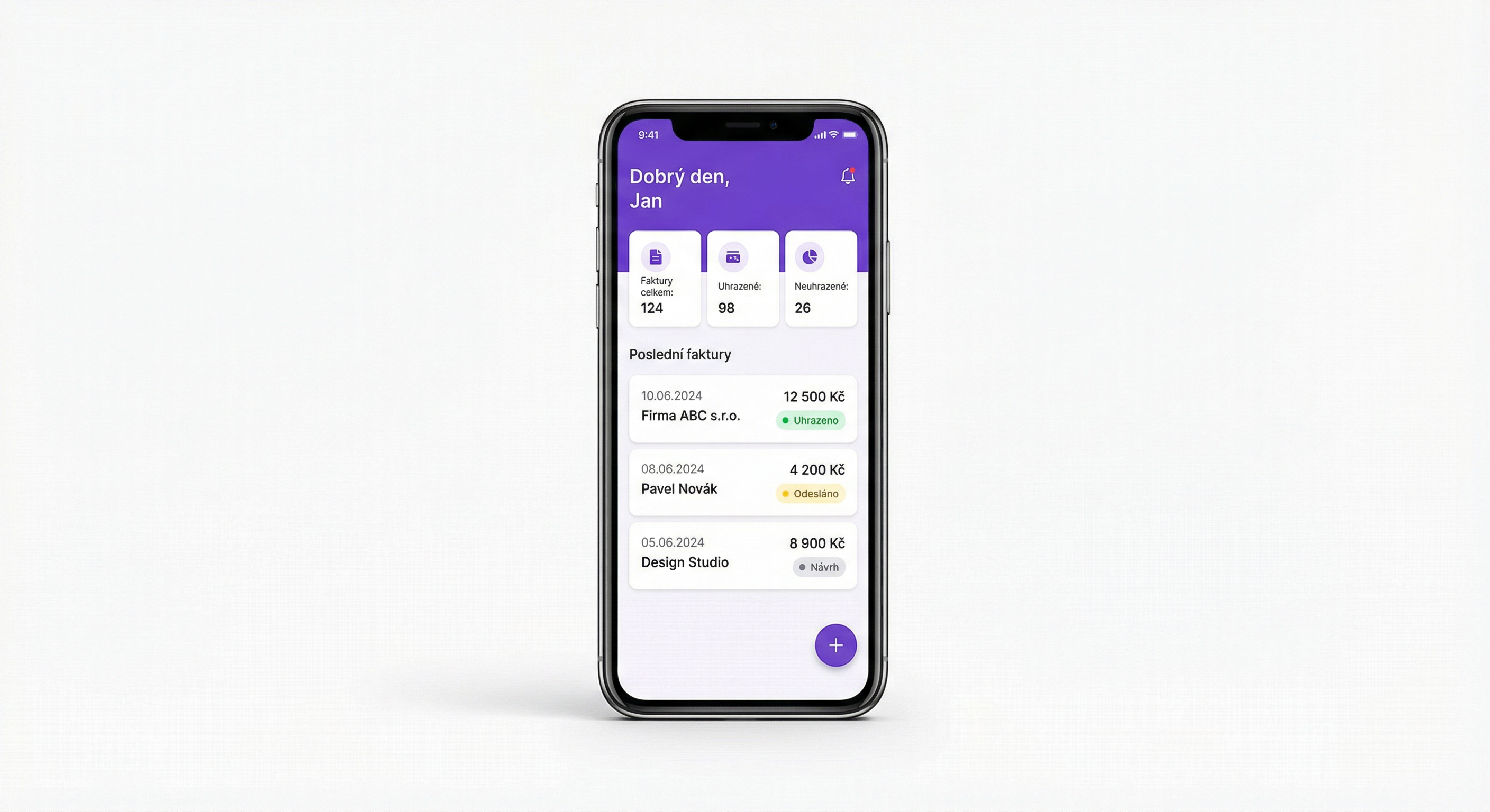 FAKTURA+ mobilní aplikace